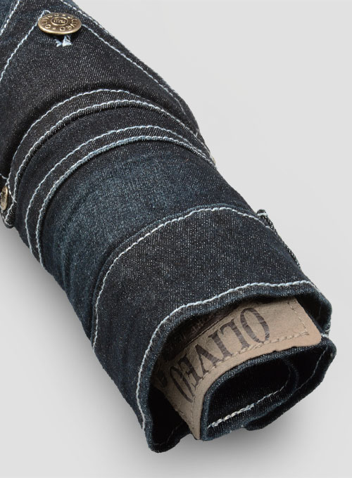 Adam Eve Hugger Stretch Scrape Wash Jeans - Look #335