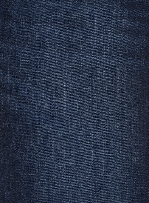 Alpha Blue Stretch Hard Wash Whisker Jeans - Click Image to Close