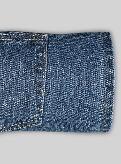 Alpha Blue Light Wash Stretch Jeans