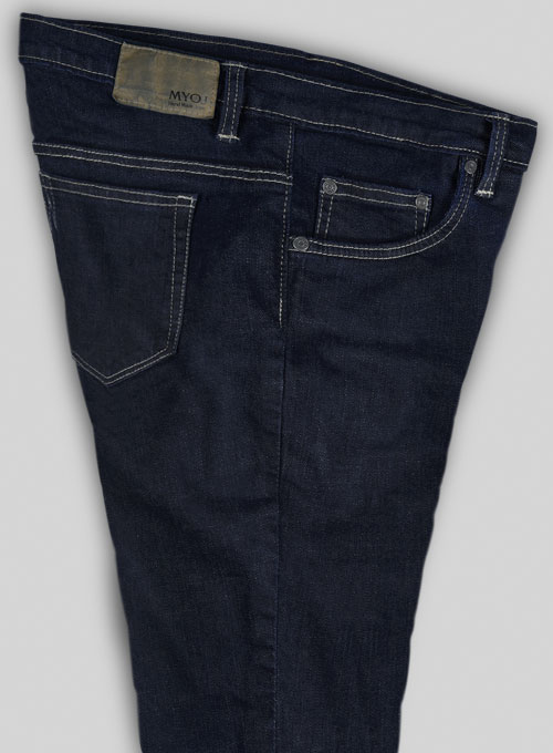 Alpha Blue Hard Wash Stretch Jeans - Click Image to Close