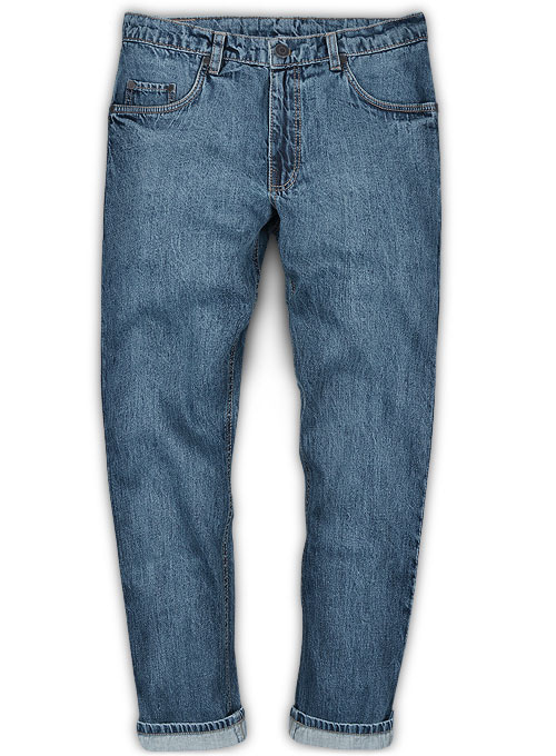 Archer Blue Blast Wash Jeans : Made To Measure Custom Jeans For Men ...