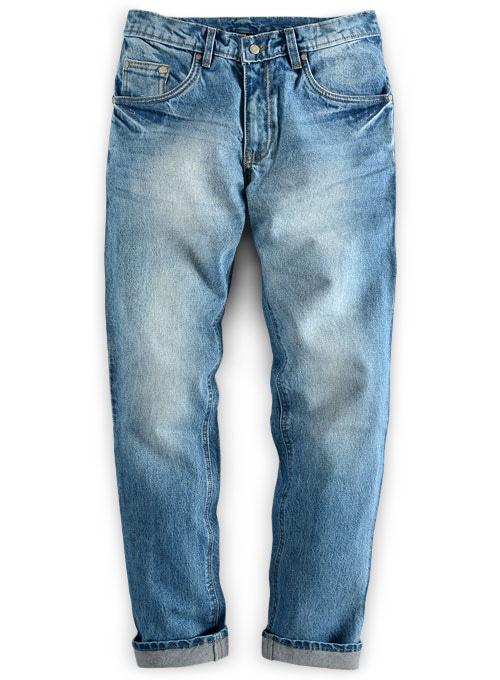 PANTALON MEZCLILLA 14 OZ. STONE WASH