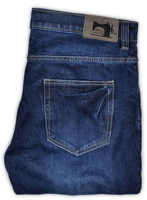 Aston Blue Indigo Wash Whisker Jeans