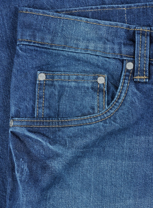 Aston Blue Stone Wash Whisker Jeans