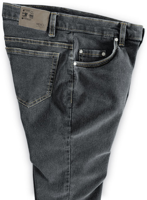 Astro Blue Stretch Jeans - Blast Wash : Made To Measure Custom Jeans ...