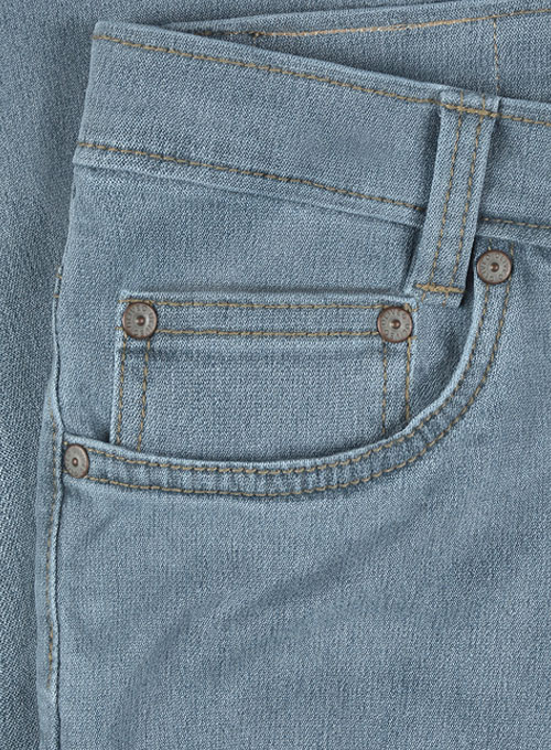 Astro Blue Stretch Jeans - Light Blue : Made To Measure Custom Jeans ...