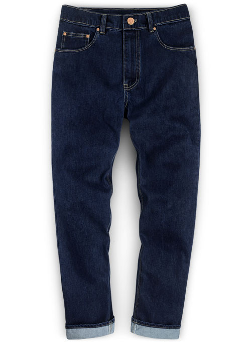 Bison Heavy Blue Jeans Natural Dip Wash : To Measure Custom Jeans For Men & Women, MakeYourOwnJeans®