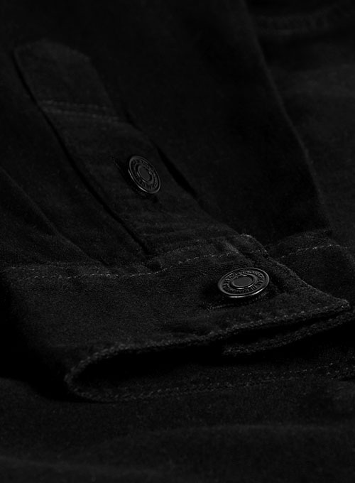 Black Denim Shirt - 7oz