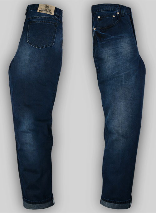 Blue Engine Treated Hard Wash Jeans  - Look # 131