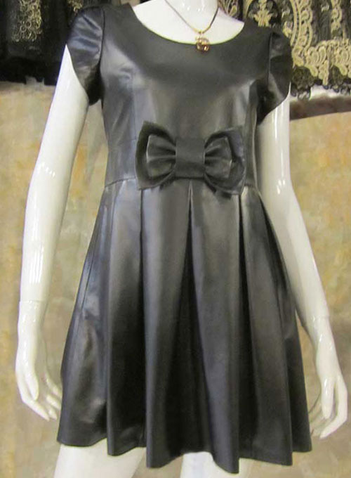 Bow Valentine Leather Dress - # 767