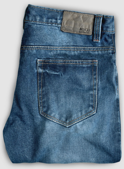 Bull Heavy Denim Stone Wash Whisker Jeans