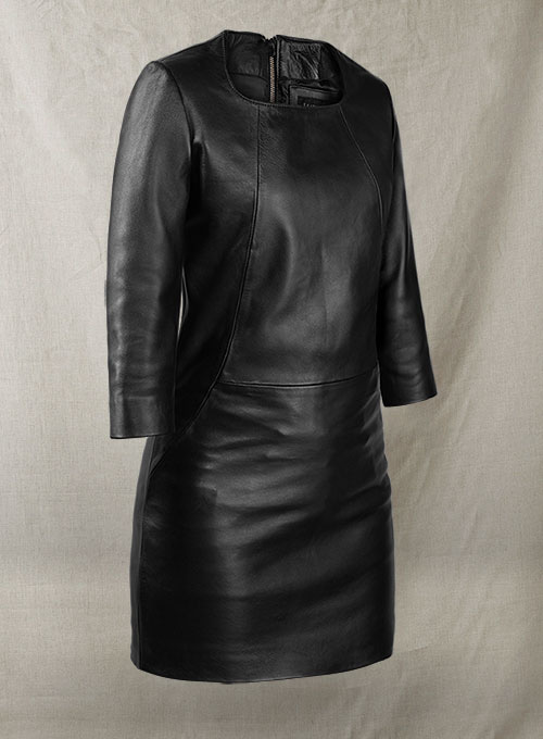 Cacoon Leather Dress - # 757 - Click Image to Close