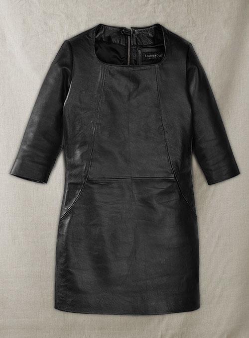 Cacoon Leather Dress - # 757