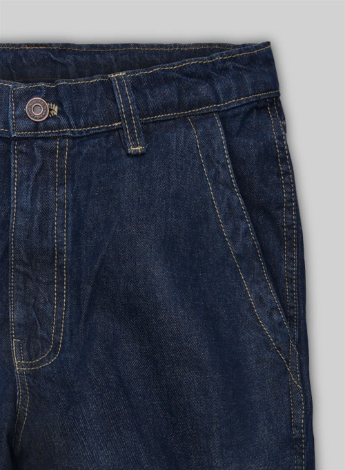 Carpenter Style Cargo Denim Jeans - Click Image to Close