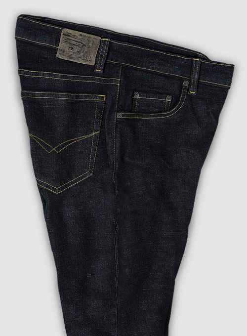 Chicago Blue Hard Wash Stretch Jeans - Look #555 - Click Image to Close