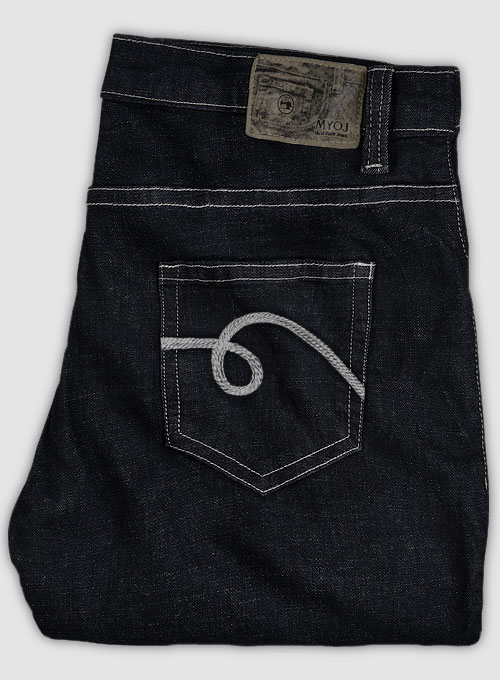 Chicago Blue Hard Wash Stretch Jeans - Look #556 - Click Image to Close