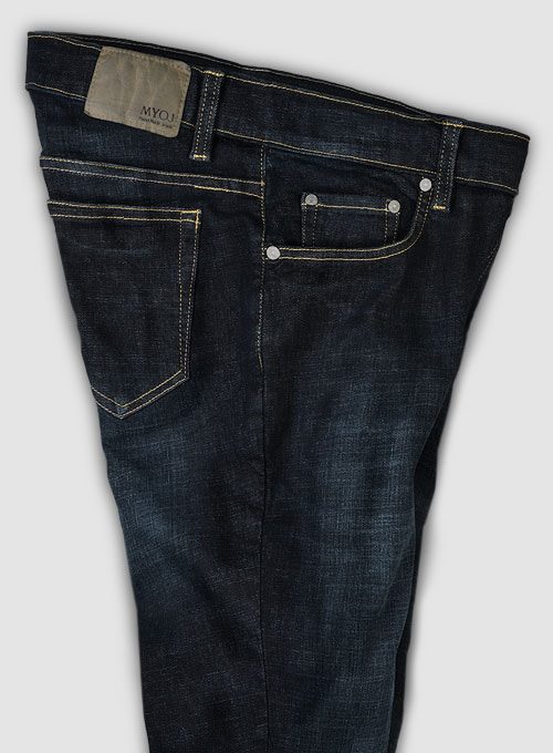 Chicago Blue Hard Wash Whisker Stretch Jeans