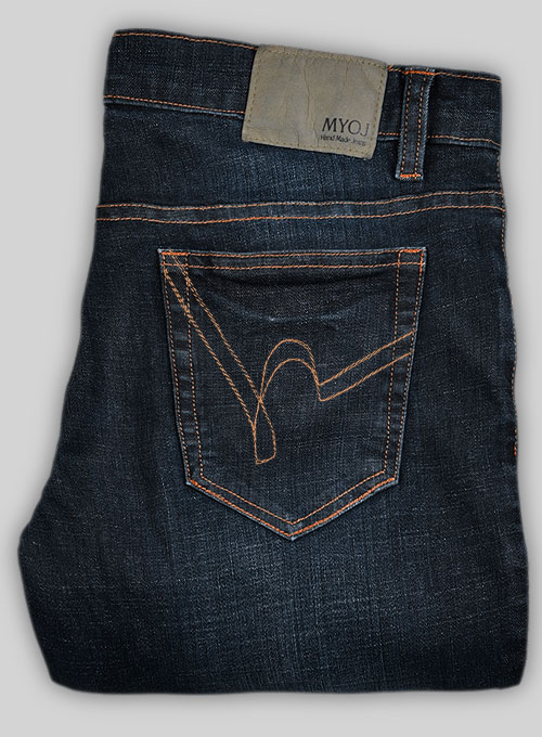 Chicago Blue Stretch Indigo Wash Whisker Jeans - Look #578