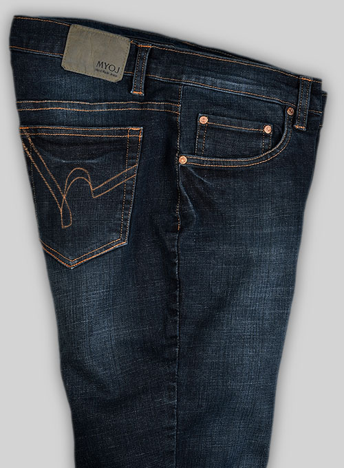 Chicago Blue Stretch Indigo Wash Whisker Jeans - Look #578