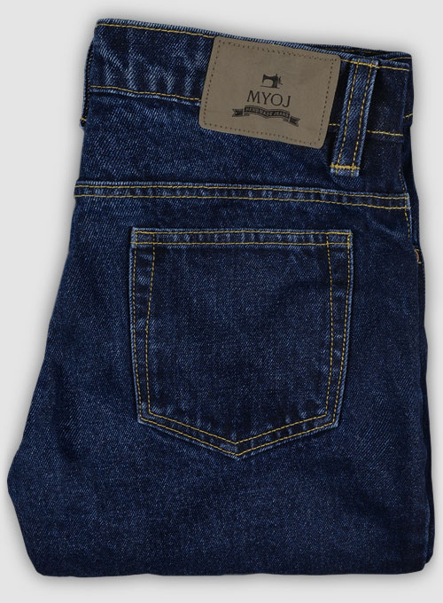 Classic Heavy Blue Indigo Wash Jeans - Click Image to Close