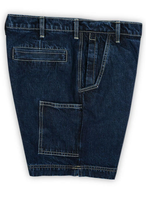 Ceaser Cargo Denim Shorts - Click Image to Close