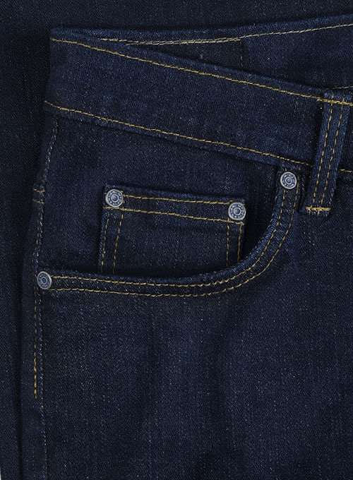 Cove Blue Hard Wash Stretch Jeans : Made To Measure Custom Jeans For ...