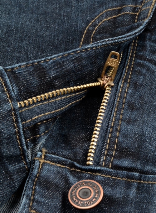 Dagger Stretch Jeans - Blast Wash - Click Image to Close