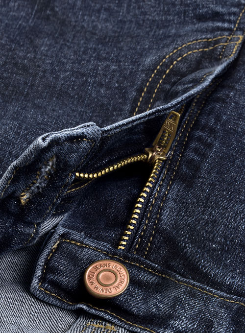 Dagger Stretch Jeans - Blast Wash - Click Image to Close