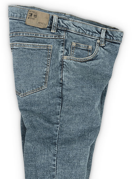 Dissolve Blue Stretch Jeans - Blast Wash