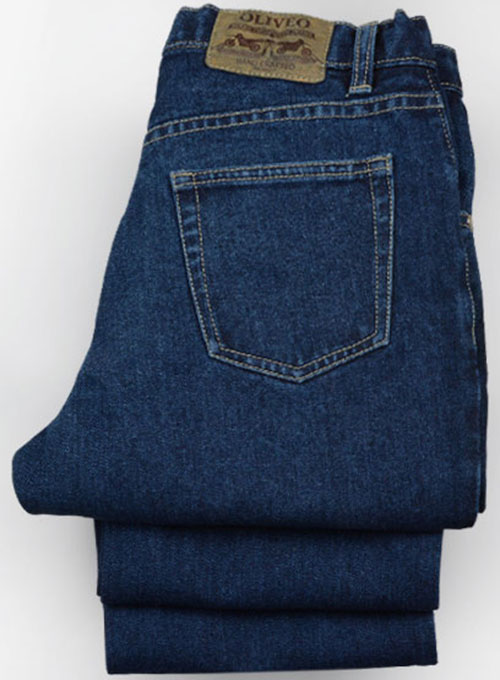 Dark Blue 14.5oz Heavy Denim Jeans, MakeYourOwnJeans®