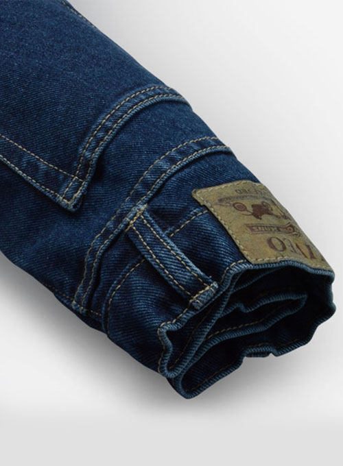 Dark Blue 14.5oz Heavy Denim Jeans - Click Image to Close