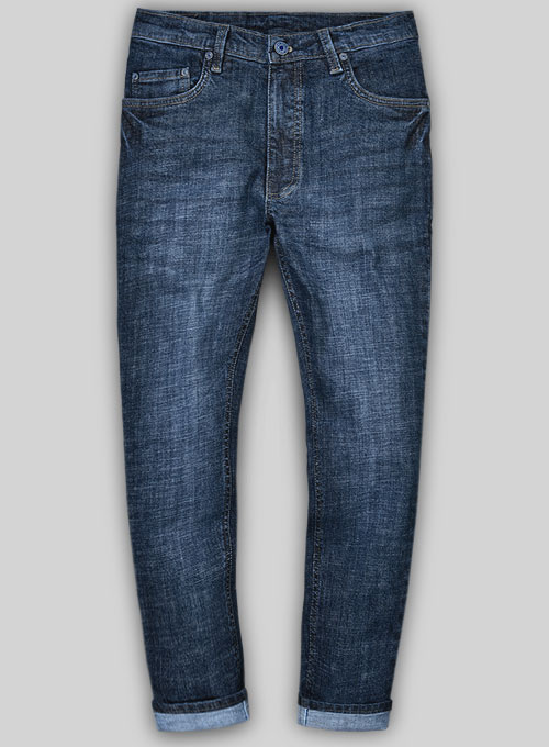 Dodgers Blue Indigo Wash Whisker Stretch Jeans