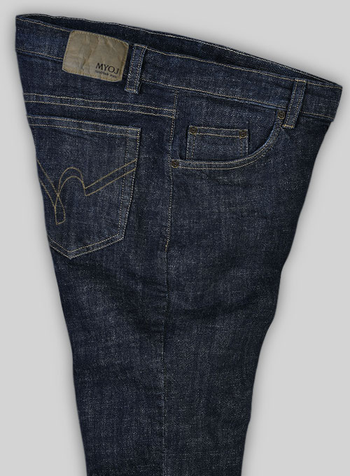 Dodgers Blue Stretch Indigo Wash Whisker Jeans - Look #680