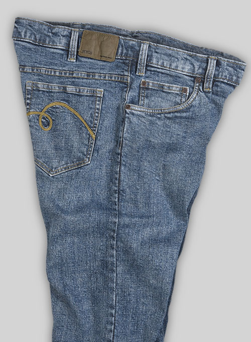 Dodgers Blue Blast Wash Stretch Jeans  - Look #460