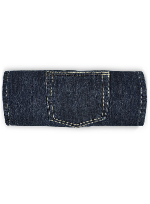 Eddie Blue Hard Wash Jeans - Click Image to Close