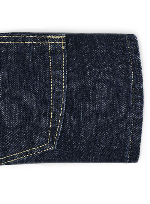 Eddie Blue Hard Wash Jeans - Click Image to Close