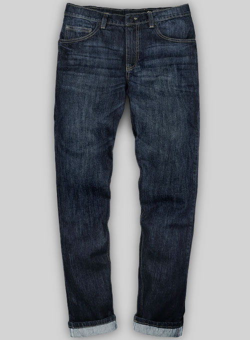 Eddie Blue Hard Wash Whisker Jeans