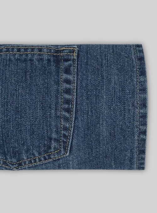 Eddie Blue Stone Wash Jeans - Click Image to Close