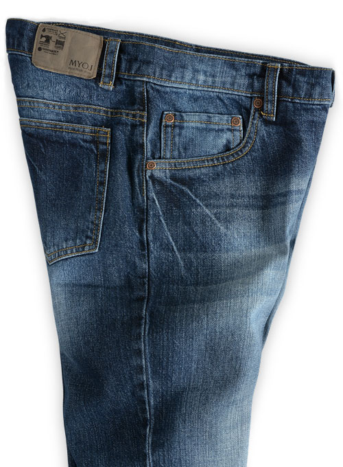 Falcon Blue Indigo Wash Whisker Jeans