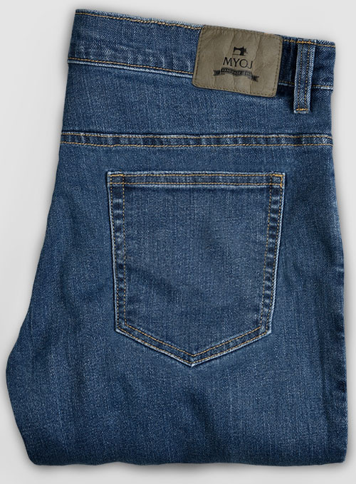 Figaro Blue Stone Wash Stretch Jeans