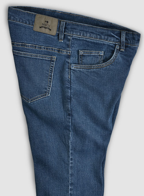 Figaro Blue Stone Wash Stretch Jeans