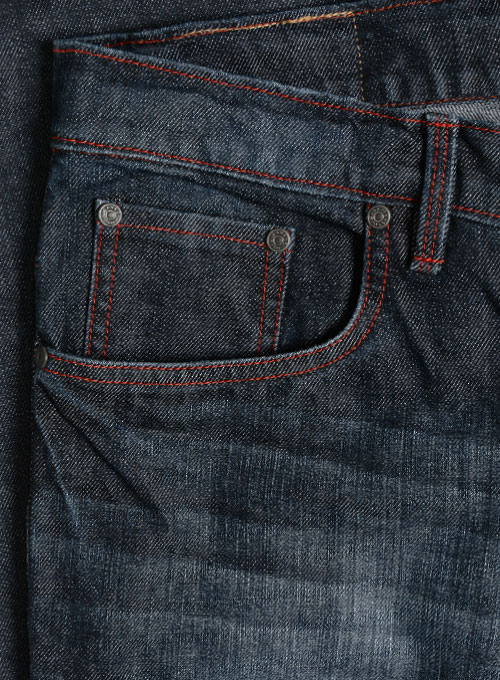 Finlay Blue Treated Hard Wash Jeans - Look # 265