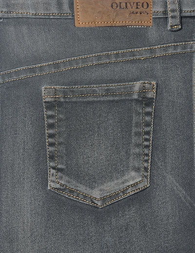 Forest Gray Stretch Jeans - Vintage Wash