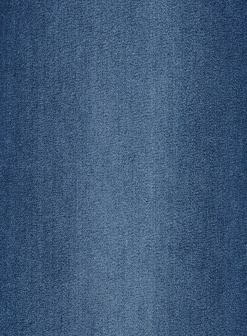 Foster Blue Stretch Stone Wash Whisker Jeans - Click Image to Close