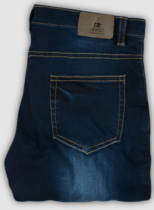 Foster Blue Stretch Indigo Wash Whisker Jeans