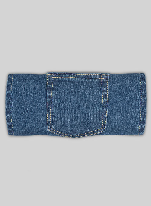 Gale Blue Stone Wash Stretch Jeans