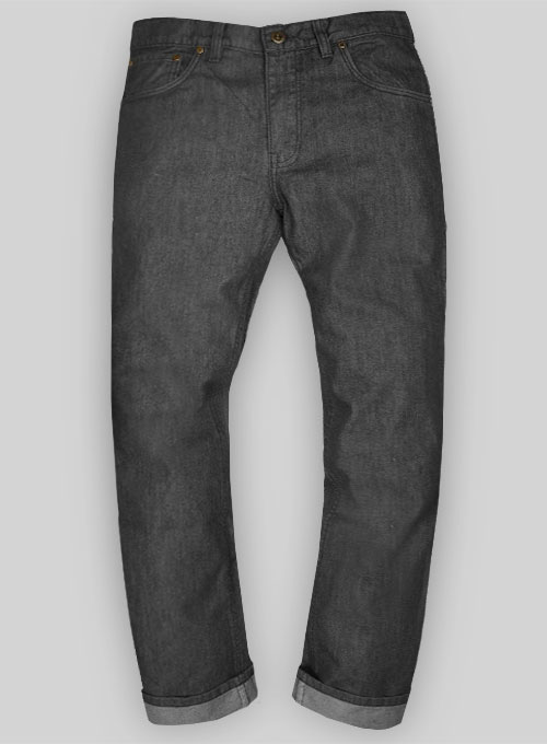 Gray Denim Jeans - Look # 311 : Made To Measure Custom Jeans For Men ...