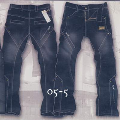 Designer Denim Cargo Jeans - Style 5-5