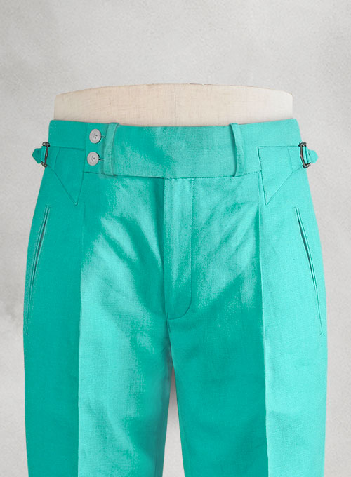 Heritage Linen Trousers - Click Image to Close