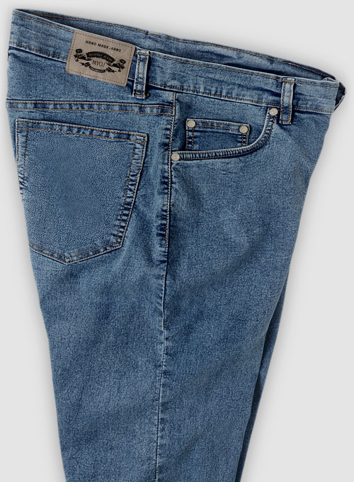 Indigo Blue Jeggings - Light Weight Jeans - Blast Wash